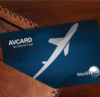 The AVCARD card in a wallet